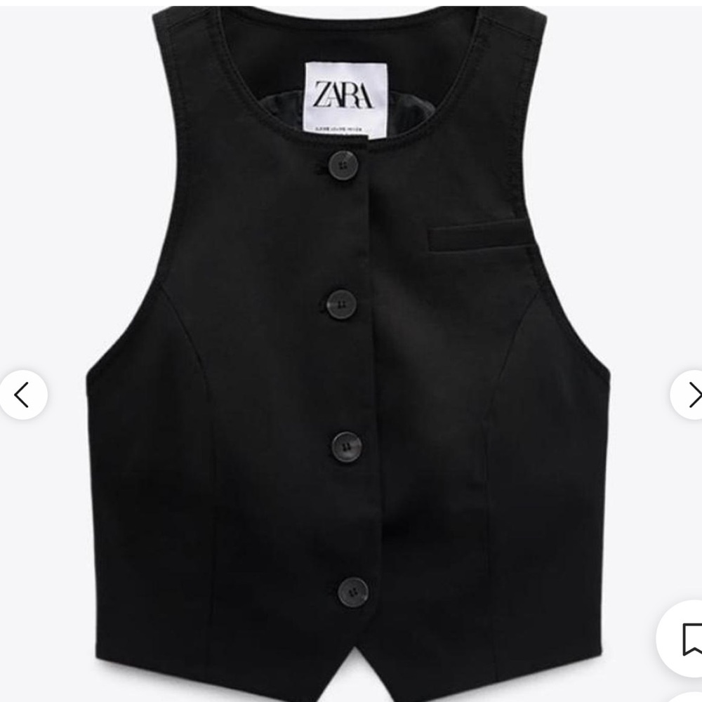 Zara Cropped Vest